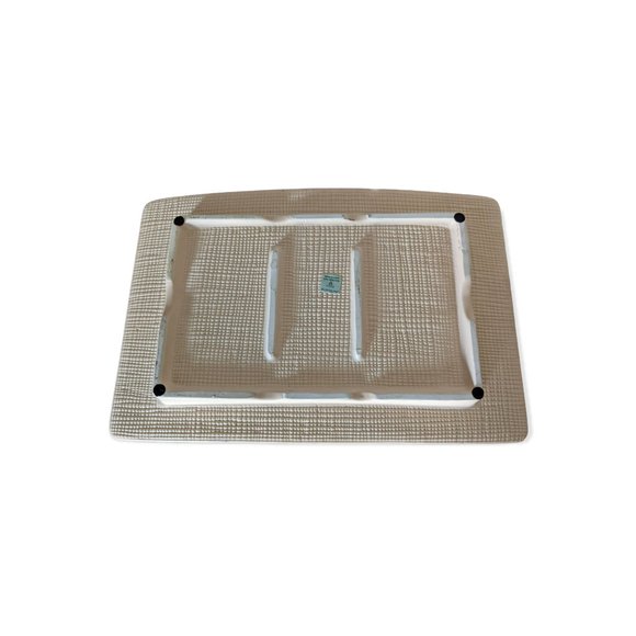 PartyLite Retired Linen Pillar Large Candle Holder - Picture 5 of 10